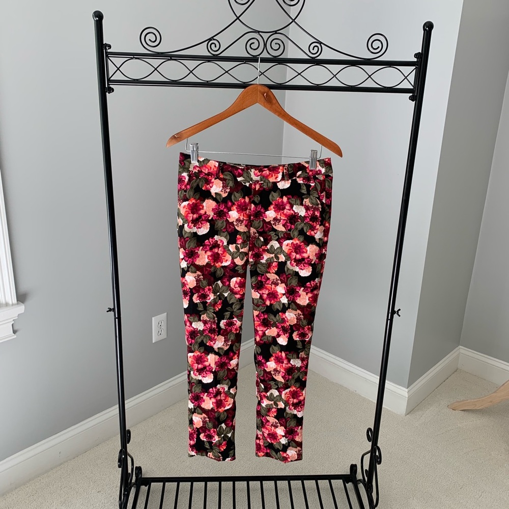 Banana Republic floral dress pants